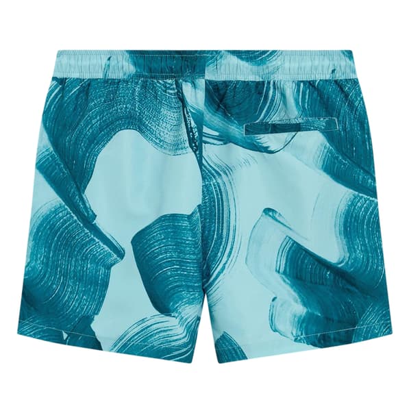 Ted Baker Herr Badshorts med tryck M Turkos Turquoise M