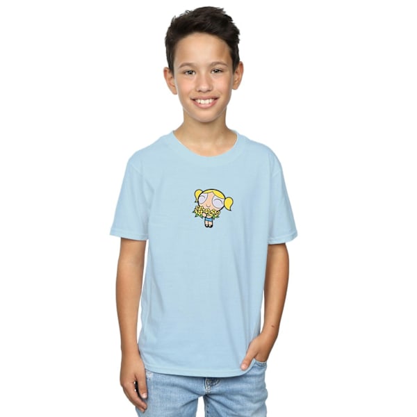 The Powerpuff Girls Pojkar T-shirt 3-4 år Baby Blue Baby Blue 3-4 Years