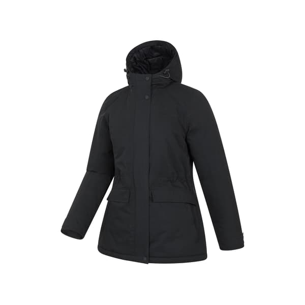 Mountain Warehouse Dam/Dam Maple Vattentät Vadderad Jacka Black 16 UK