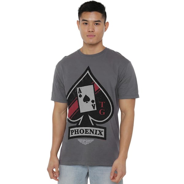 Top Gun: Maverick Herr Phoenix Anropssignal T-Shirt 4XL Kolgrå Charcoal 4XL