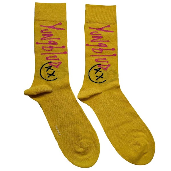 Yungblud Unisex Vuxen VIP-strumpor 7 UK-11 UK Gul Yellow 7 UK-11 UK