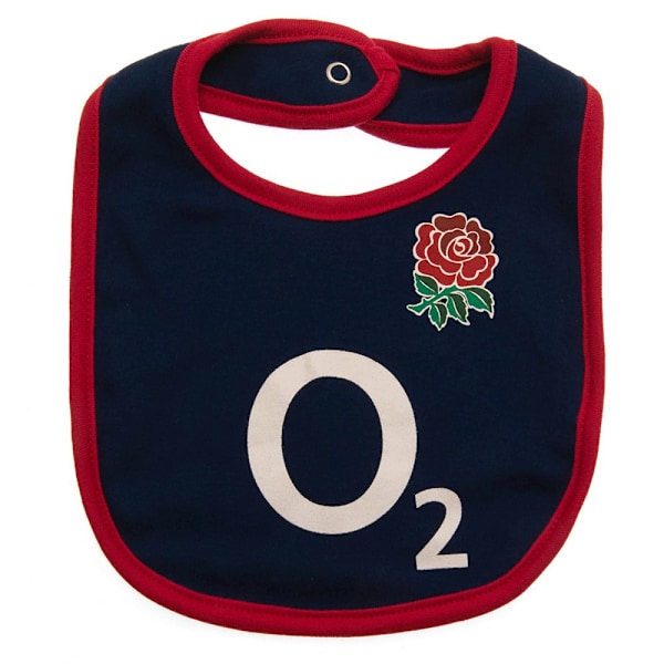 England RFU Baby Bibs (2-pack) One Size Blå/Röd/Vit Blue/Red/White One Size