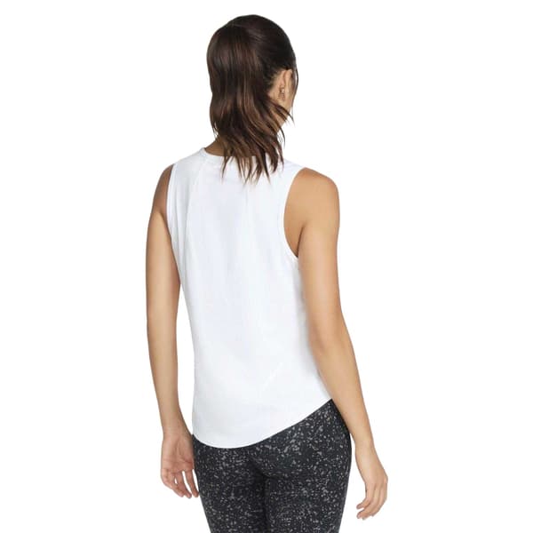 Skechers Dam Stride Performance Tank Top White 8 UK