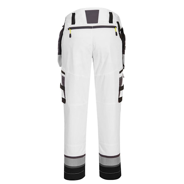 Portwest DX4 Avtagbara Holsterfickor Byxor 41R Vit/ White/Grey 41R