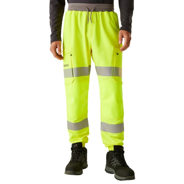 Regatta Prolite Stretch Varselbyxor för män 3XL Gul Yellow 3XL