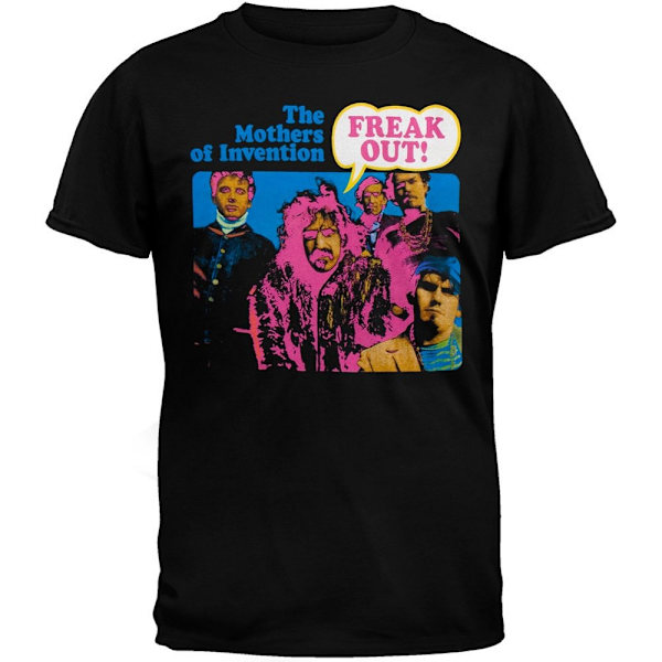 Frank Zappa Unisex Adult Freak Out! T-shirt S Svart Black S