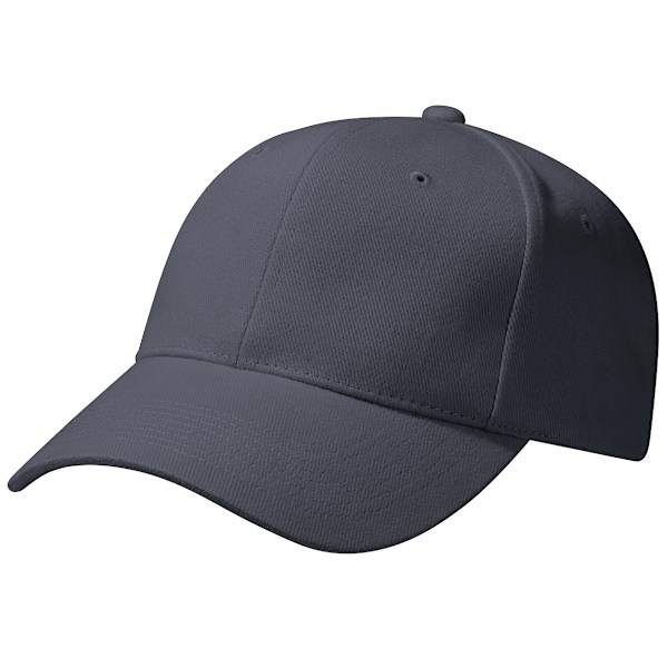 Beechfield Unisex Pro-Style Heavy Brushed Cotton Baseball Cap / Graphite Grey One Size