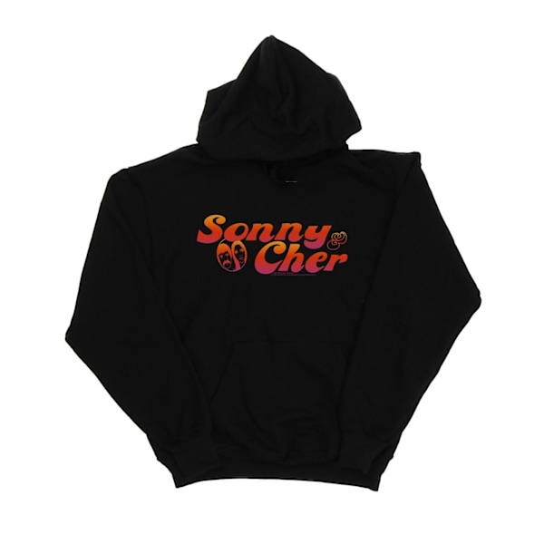 Sonny & Cher Boys Gradient Logo Hoodie 5-6 år Svart Black 5-6 Years