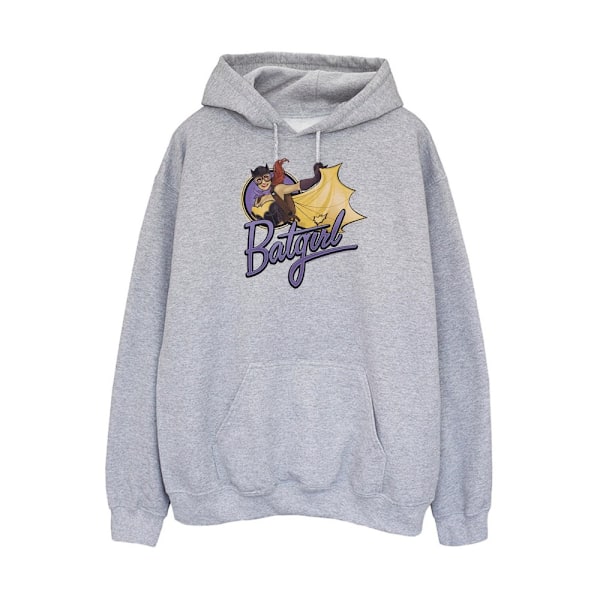 DC Bombshells Dam/Kvinnor Batgirl Badge Hoodie XS Heather Grå Heather Grey XS