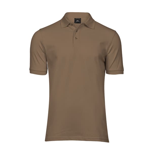 Tee Jays Herr Lyxig Stretch Pikétröja L Clay Clay L