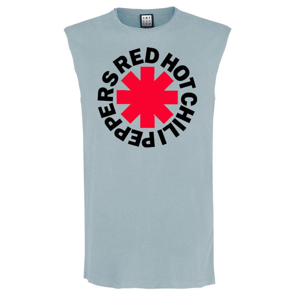 Amplified Unisex Adult Classic Asterix Red Hot Chili Peppers Ta Strange Blue M