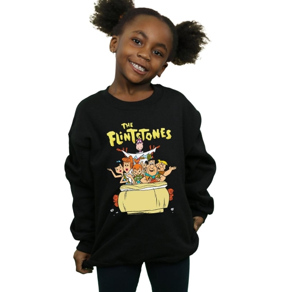 The Flintstones Girls The The Ride Sweatshirt 7-8 år Svart Black 7-8 Years