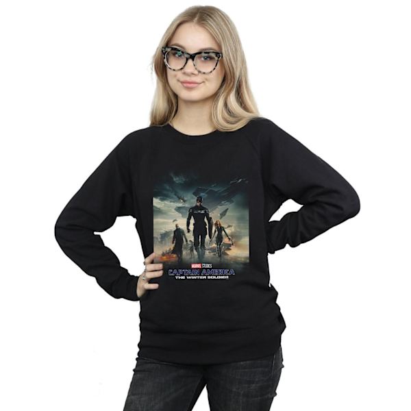 Marvel Studios Dam/Damer Captain America The Winter Soldier Black L
