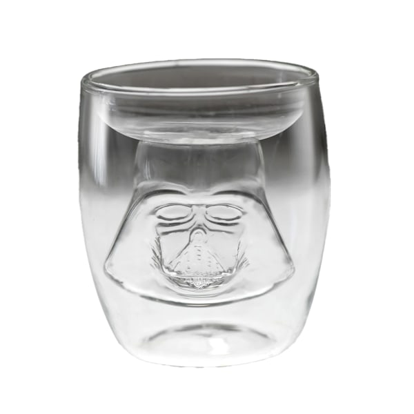 Star Wars 3D Darth Vader Glas, En Storlek, Klar Clear One Size