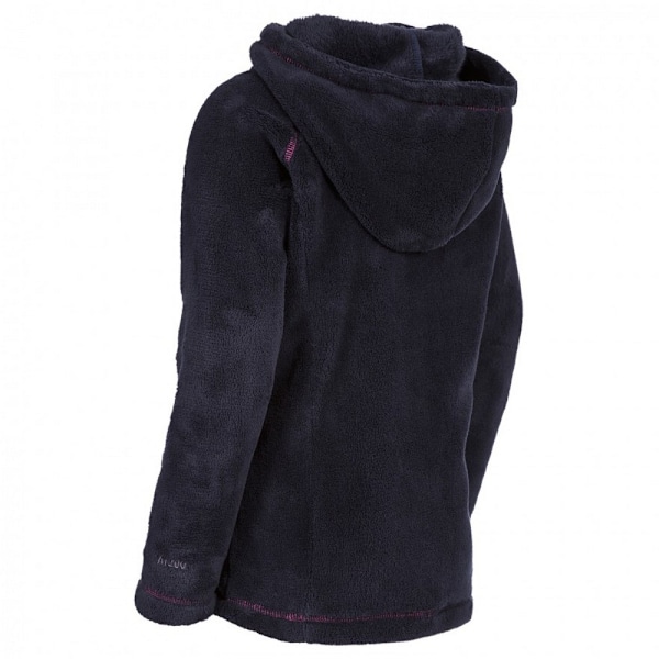 Trespass Barnflickor Lysle Full Zip Hoodie 3-4 År Bläck Ink 3-4 Years