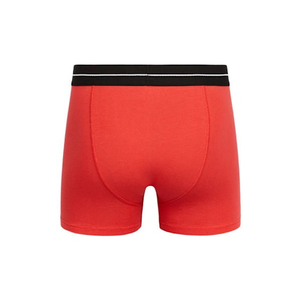 Crosshatch Mens Hexter Boxer Shorts (2-pack) L Röd Red L