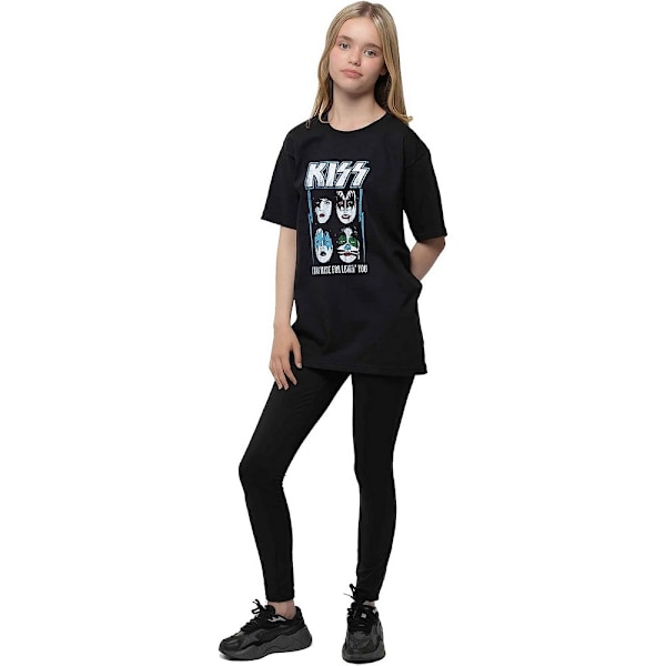 Kiss Barn/Barn Made For Lovin´ You Bomull T-Shirt 9-10 År Black 9-10 Years