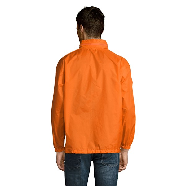 SOLS Unisex Surf Windbreaker Lättviktsjacka XL Orange Orange XL