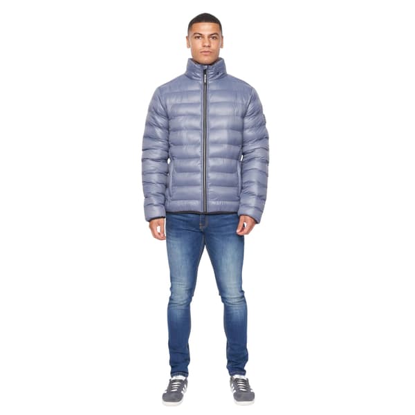 Duck and Cover Shemmy 2-lagers quiltad jacka för män S Denimblå Denim Blue S