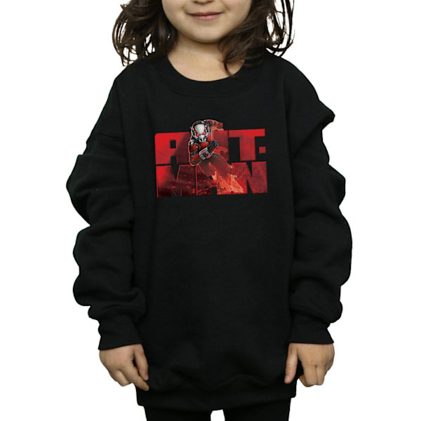Marvel Girls Ant-Man Löpartröja 5-6 År Svart Black 5-6 Years