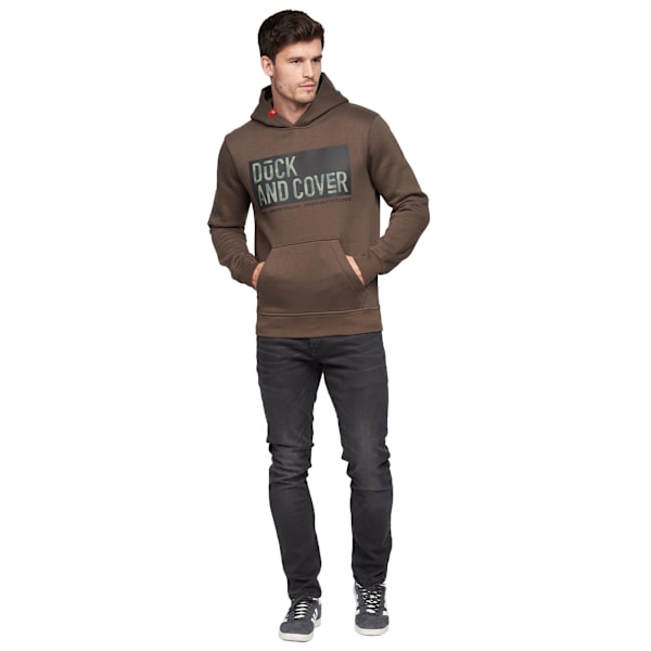 Duck and Cover Herr Quantain Hoodie S Brun Brown S