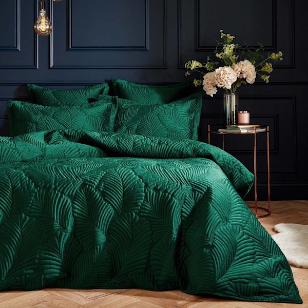 Paoletti Palmeria Modern Oxford örngott 50cm x 75cm Em Emerald Green 50cm x 75cm