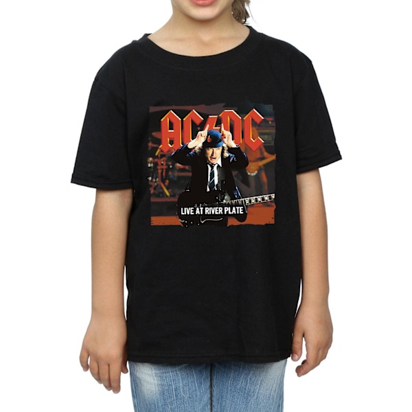 AC/DC Girls Live At River Plate Columbia Records Bomull T-shirt Black 9-11 Years