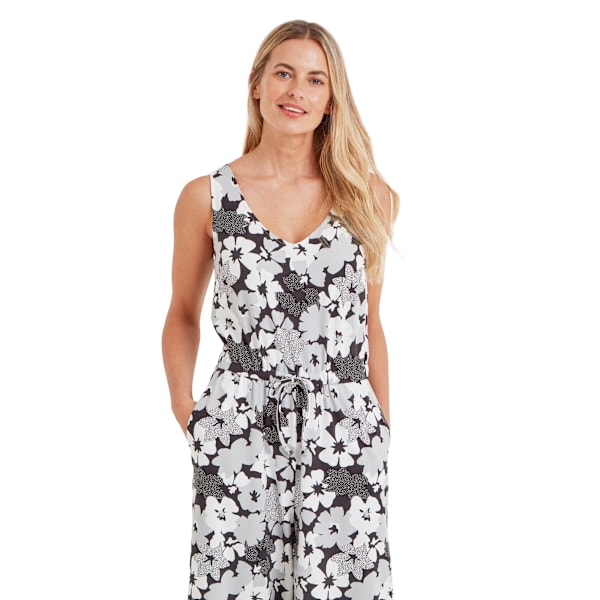 TOG24 Dam/Dam Emmie Blommig Jumpsuit 12 UK Svart Black 12 UK