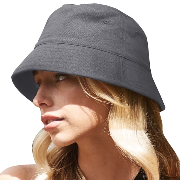 Beechfield Unisex Vuxen Organisk Bomull Bucket Hat L-XL Grafit Graphite Grey L-XL