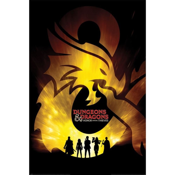 Dungeons & Dragons Ampersand Radiance affisch 61cm x 91,5cm Yell Yellow/Black 61cm x 91.5cm
