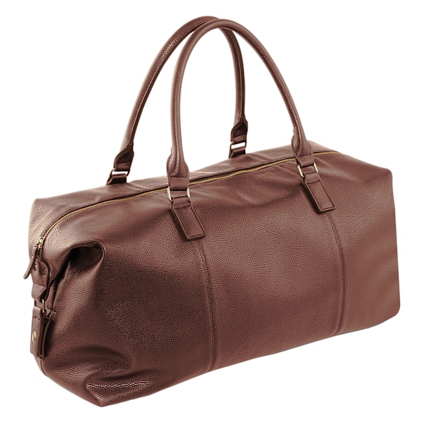 Quadra NuHude Faux Läder Weekender Holdall Väska One Size Tan Tan One Size