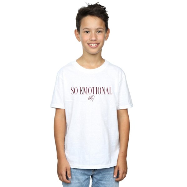Whitney Houston Boys So Emotional T-Shirt 9-11 år Vit White 9-11 Years