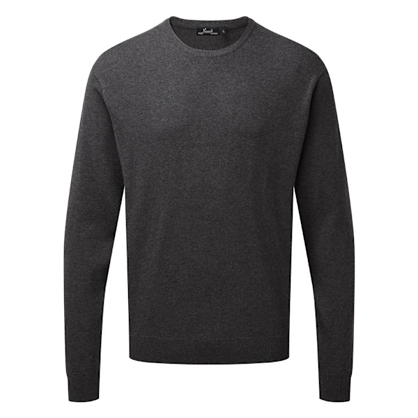 Premier Vuxen Unisex Bomull Rik Crew Neck Tröja 3XL Charcoa Charcoal 3XL