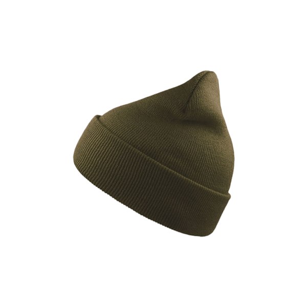 Atlantis Wind Dubbelskiktsmössa Med Uppvikning One Size Olive Olive One Size