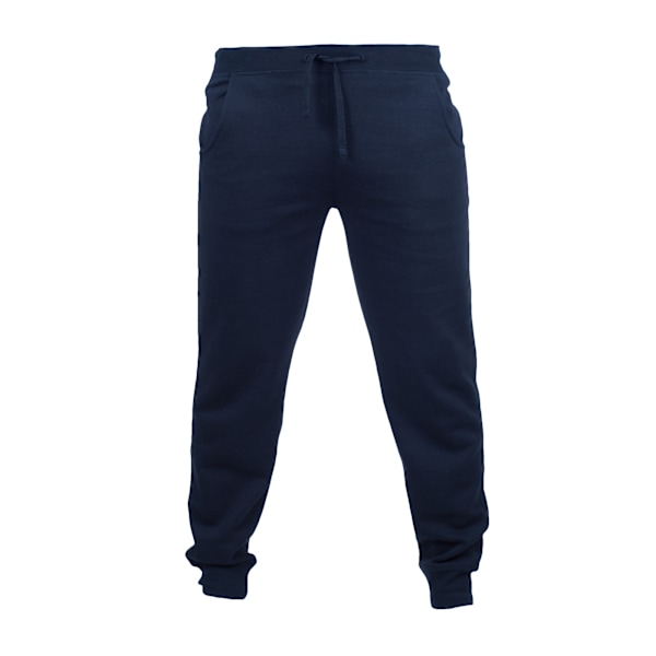 Skinnifit Herr Slim Cuffed Joggingbyxor/Trousers M Marinblå Navy M