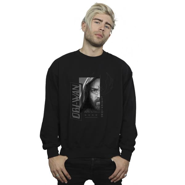 Star Wars Herr Obi-Wan Kenobi Jedi SciFi Collage Sweatshirt S B Black S