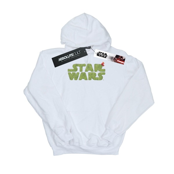 Star Wars Herr Cactus Logo Hoodie L Vit White L