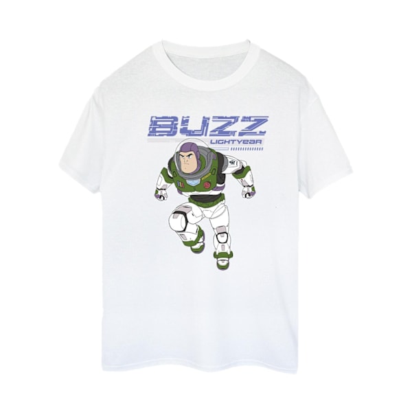 Disney Womens/Ladies Lightyear Buzz Jump To Action Bomull Boyfriend T-Shirt XL Vit White XL