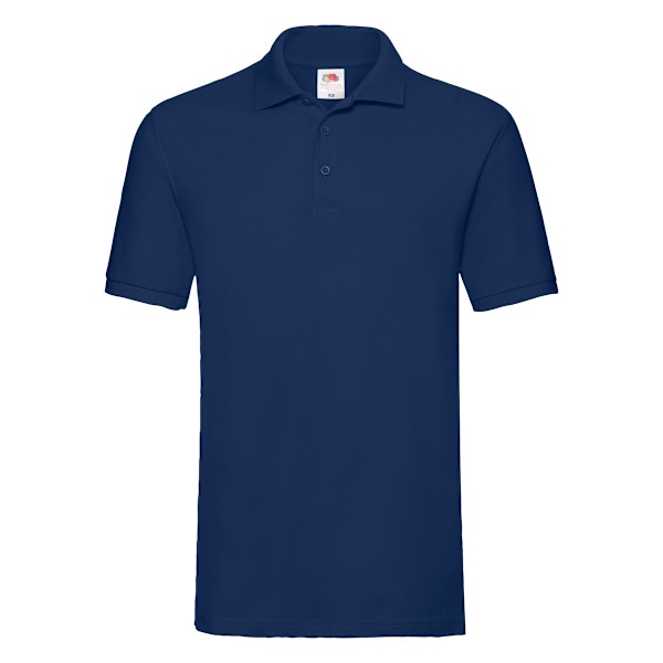 Fruit of the Loom Premium Pique Poloskjorta L Marinblå Navy L