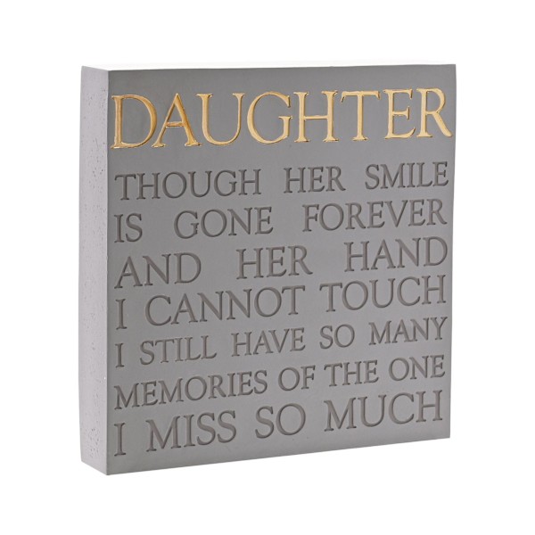 Thoughts of You Minnesplakett - Dotter One Size Grå Grey One Size