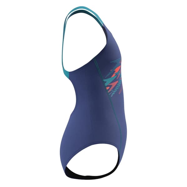 Speedo Flicklogga Baddräkt Flicka 13 År Marinblå Navy 13 Years