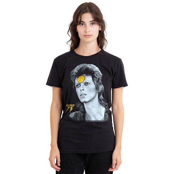 David Bowie Unisex Vuxen Golden Bowie T-Shirt S Svart Black S