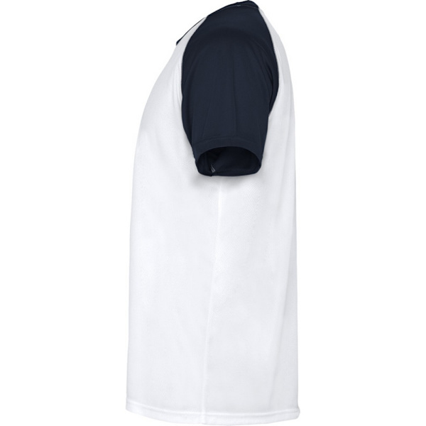 Roly Barn/Barn Indianapolis Kortärmad Sport T-shirt 4 White/Navy Blue 4 Years