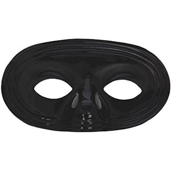 Amscan Western Bandit Eye Mask (12-pack) One Size Black Black One Size