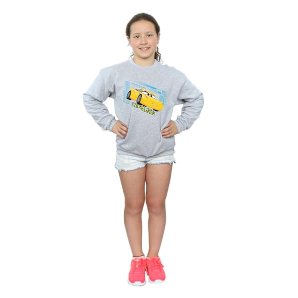 Disney Girls Cars Cruz Ramirez Sweatshirt 7-8 år Sports Grey Sports Grey 7-8 Years