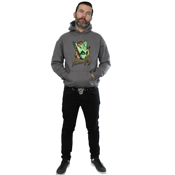 DC Comics Herr DC Bombshells Poison Ivy Badge Hoodie M Charcoal Charcoal M