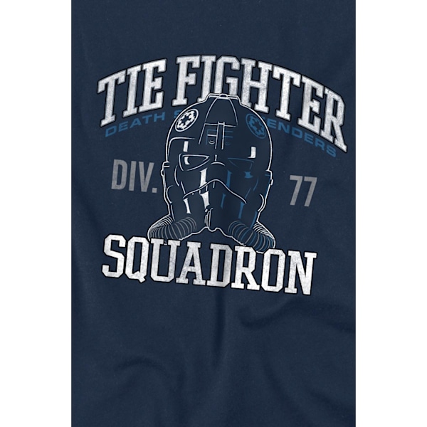 Star Wars Barn/Kids Tie Fighter Squadron T-Shirt 12-13 År Navy 12-13 Years