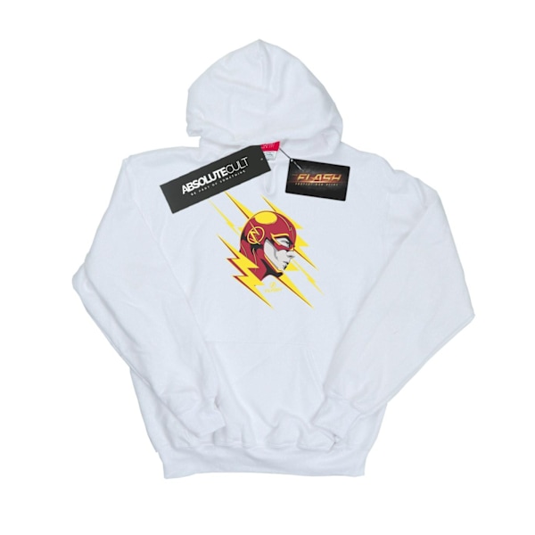 DC Comics Herr The Flash Lightning Portrait Hoodie 4XL Vit White 4XL