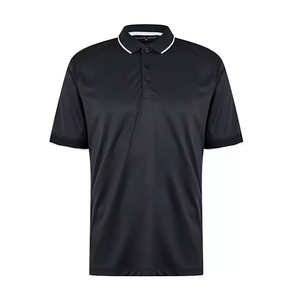 Island Green Herr Performance Pikétröja XXL Svart Black XXL