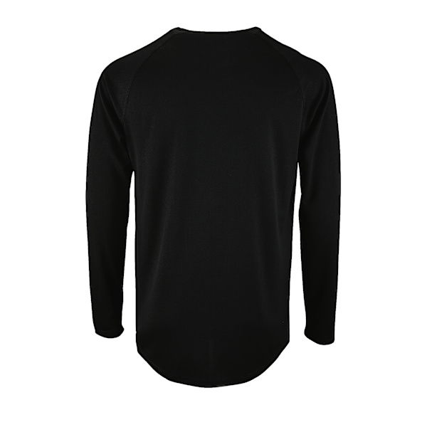 SOLS Sporty långärmad Performance T-shirt XXL Svart Black XXL